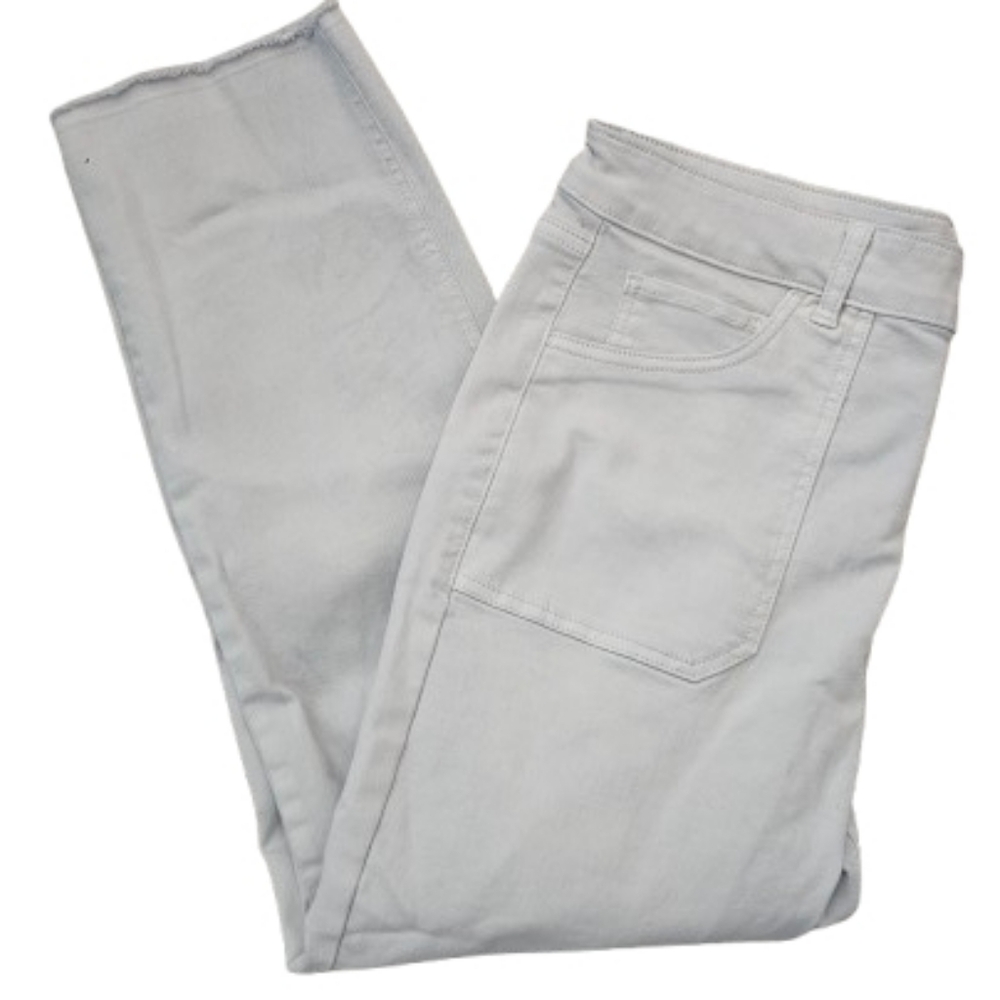 Maurices High Rise Off-white Jeans High Rise, Straight Ankle